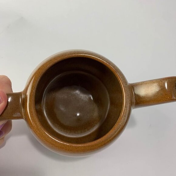 Frankoma 6J Brown Plainsman Teapot - Picture 8 of 9